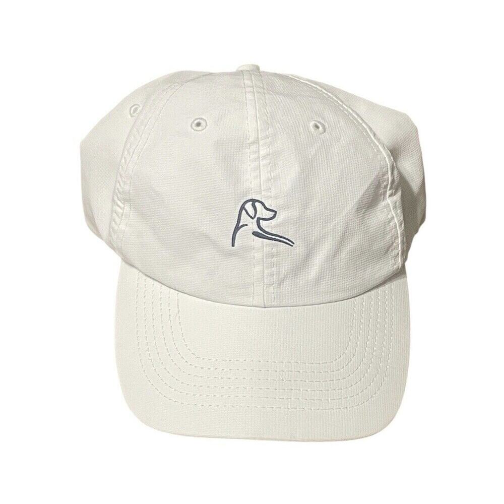 Rhoback Golf Crave Performance Hat Cap Logo White Adjustable Men